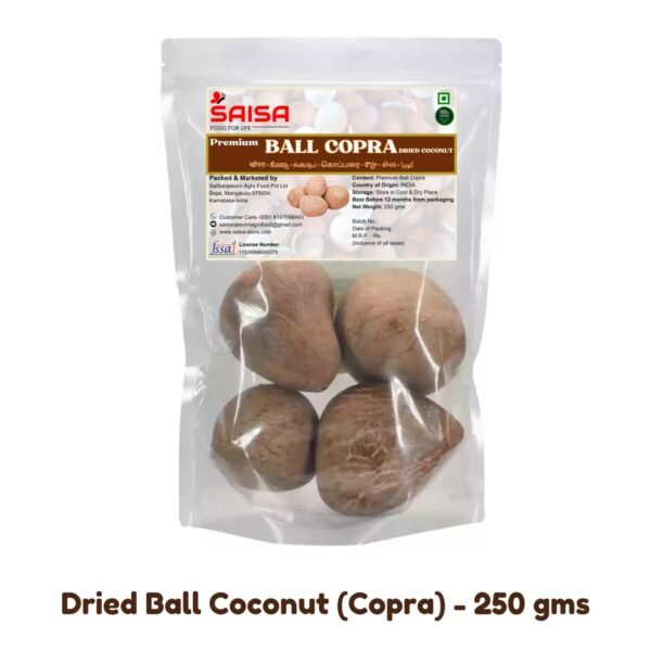 SAISA Sun Dried Ball Copra – SAISA Brand Sun Dried Ball Copra